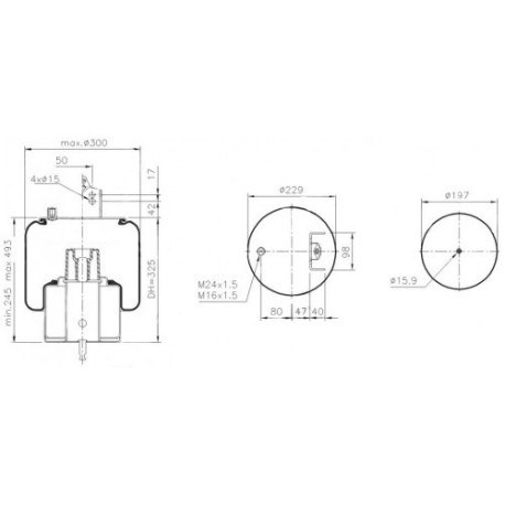 Volvo Air Bag Push Axle (Suspension)