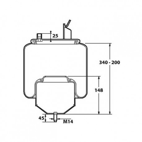 Volvo Air Bag Assembly Low Chassis Height