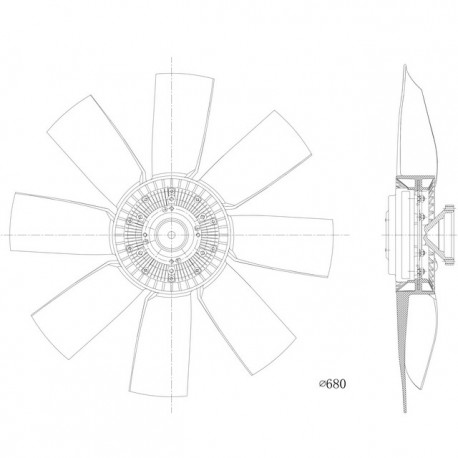 Volvo Viscous Fan FH FM OEM
