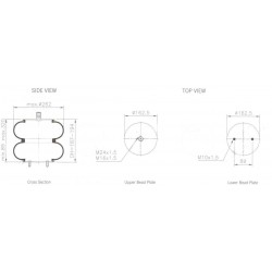 Volvo Air Spring Lift Axle Double Bellow