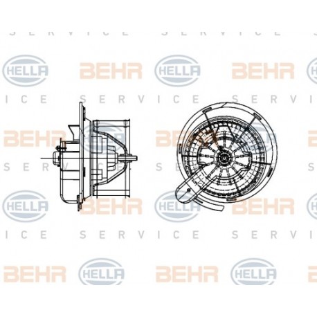 MERCEDES HEATER FAN MOTOR