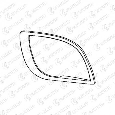 DAF XF Euro 6 Headlamp Trim RH