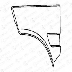 Scania Top Cover Mudguard RH