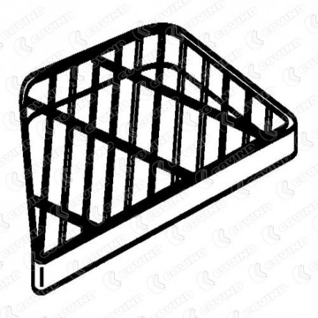 Renault Upper Footstep Grille (Plastic) R/H